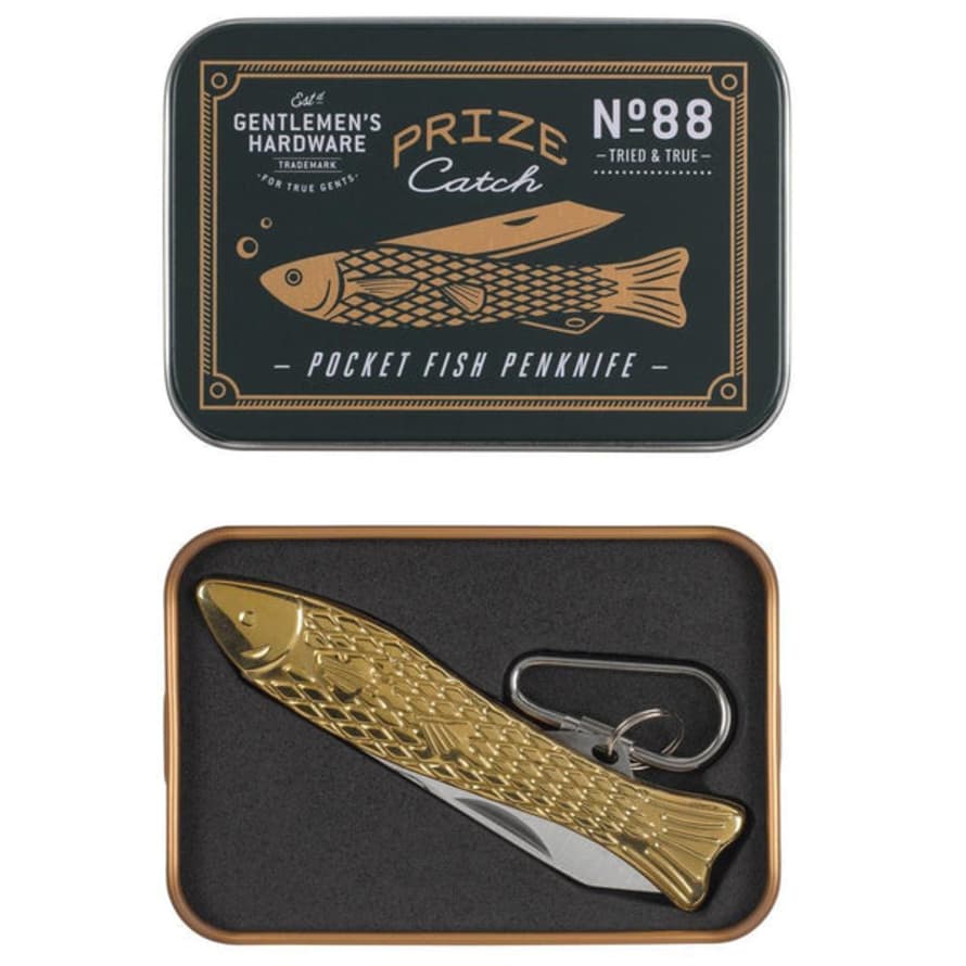 Gentlemen's Hardware Pocket Fish Penknife Gen088uk