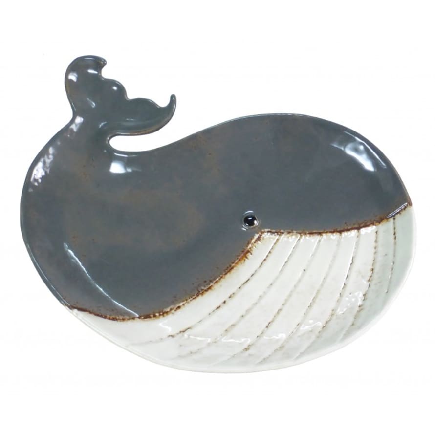 Quay Traders Ceramic Whale Plate