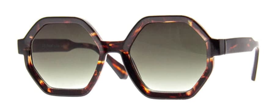AJ MORGAN Romanov Brown Stripe Sunglasses