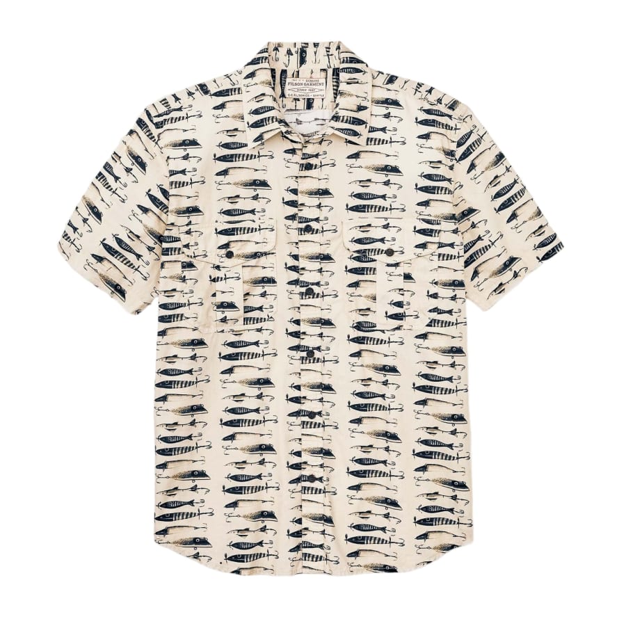 Filson Camicia Washed Uomo Lures Natural