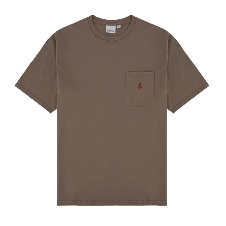 Gramicci T-Shirt One Point Coyote