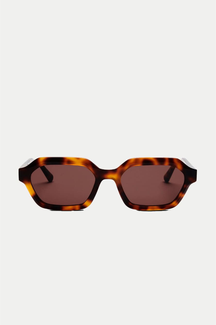 MESSYWEEKEND Brown Tortoise Anthony Sunglasses