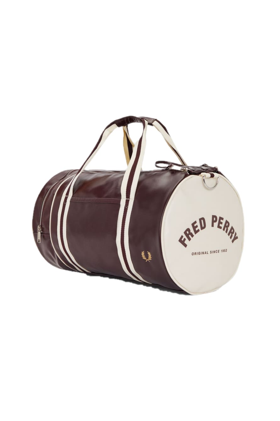 Fred Perry Fred Perry Classic Barrel Bag Carrington Brick / Ecru