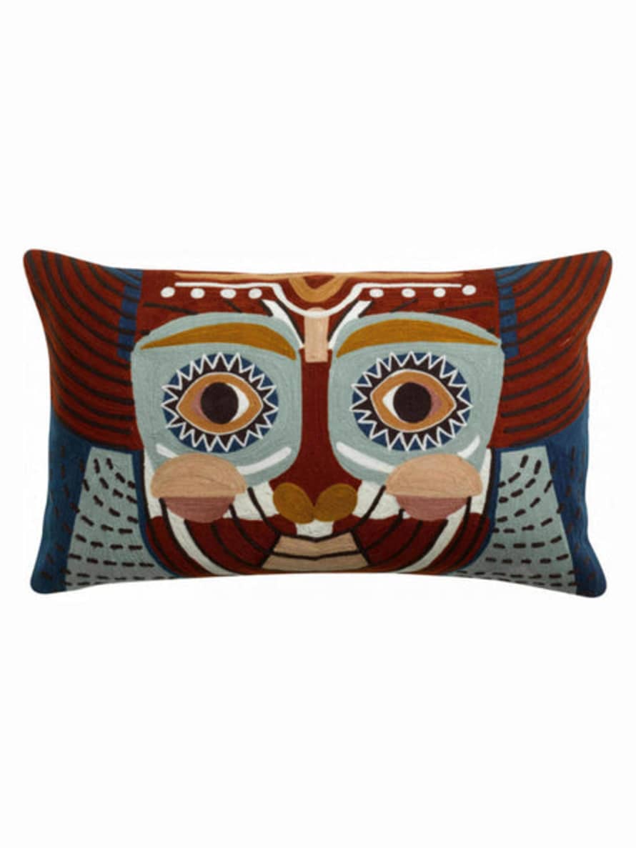 Viva Raise Yaku Embroidered Cushion - 30x50cm