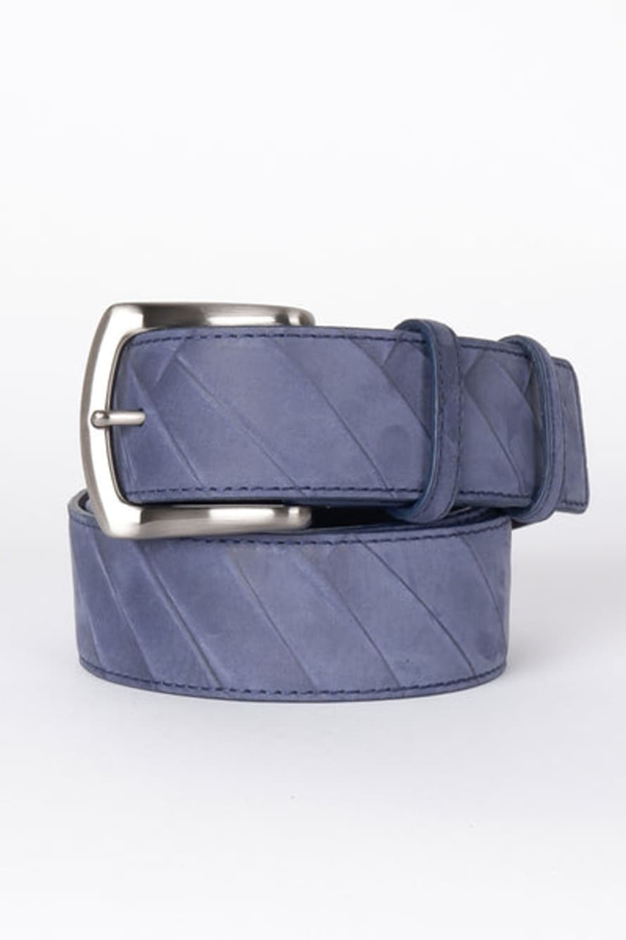Elliot Rhodes Linear Design Fiba Belt Blue