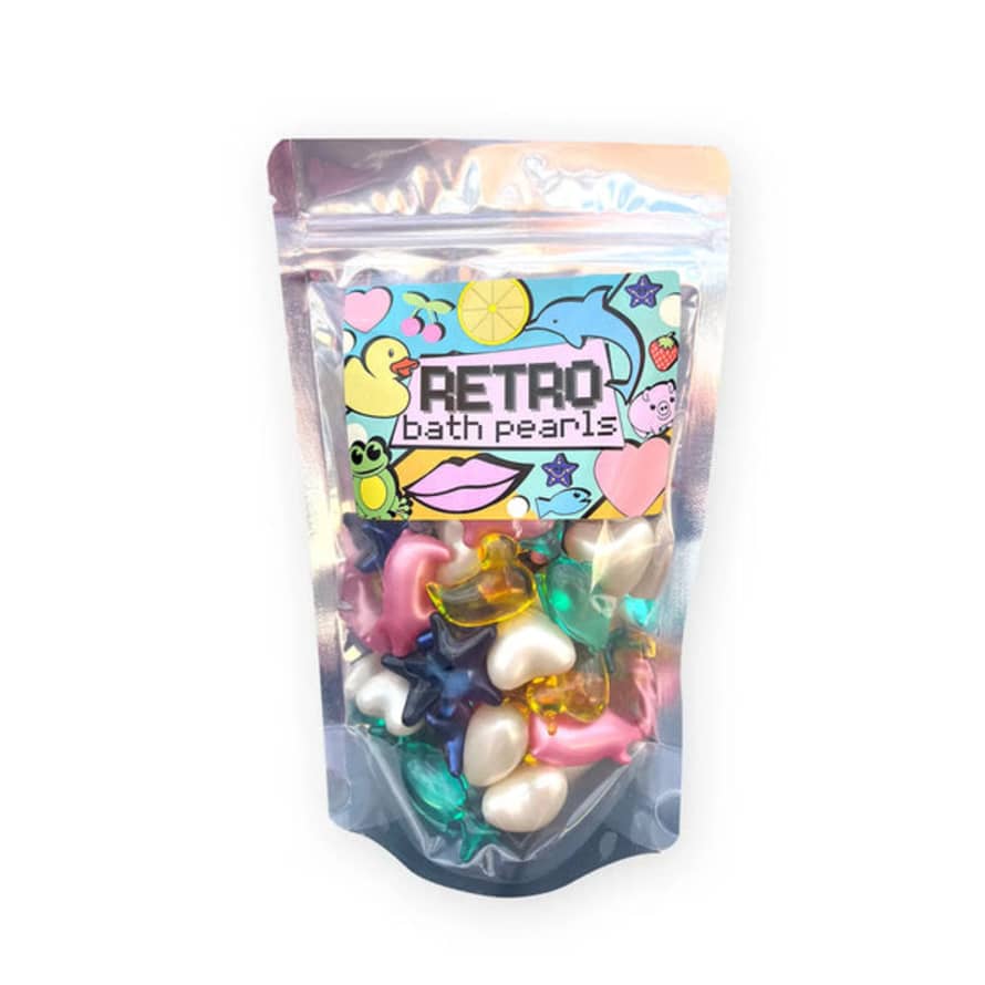 Bare Boutique 30 Pack Retro 90's Randoms Bath Pearls - Jumbo Mixed Bag