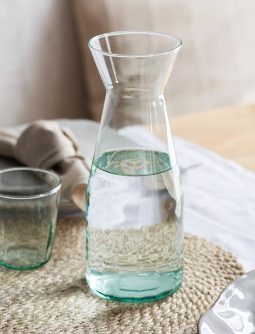 Garden Trading Co Broadwell Recycled Glass Carafe