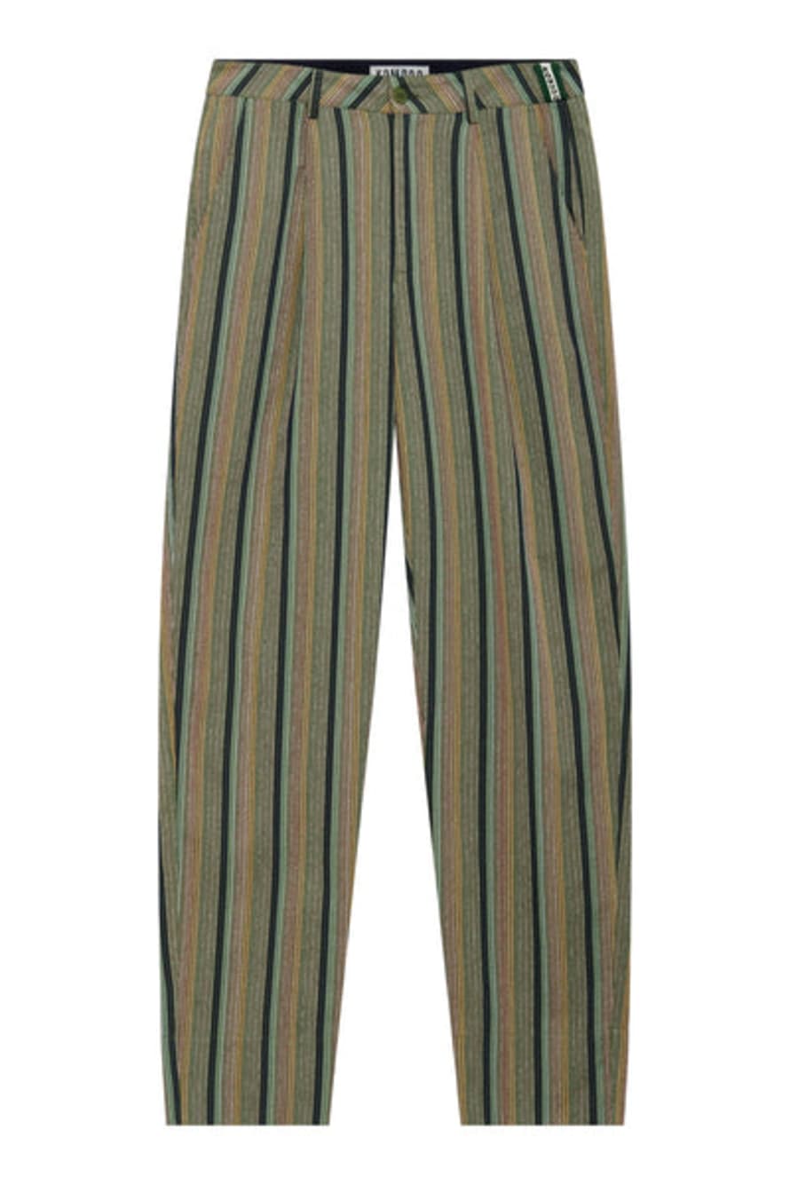 Komodo Bowie Trousers Green Stripe