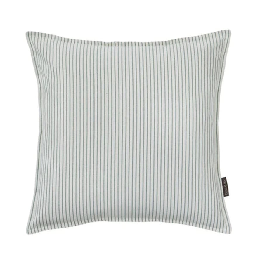 Bungalow DK Green Striped Cushion Cover