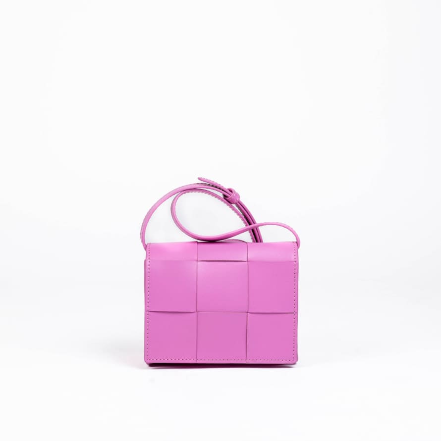 Aleo Mini Pink Cyclamen Matchbox Crossbody Bag