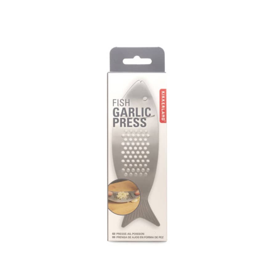 Kikkerland Design Fish Garlic Press