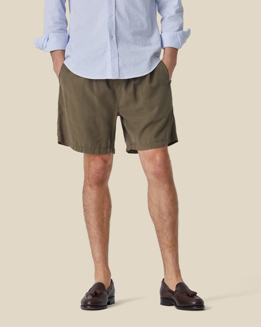  Portuguese Flannel Olive Dogtown Shorts