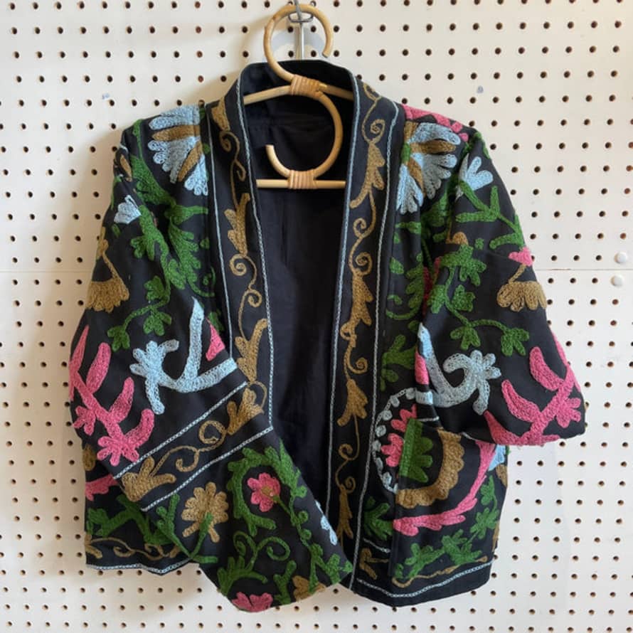 Bless Stories Tapestry Jacket Black & Green Series 3:8