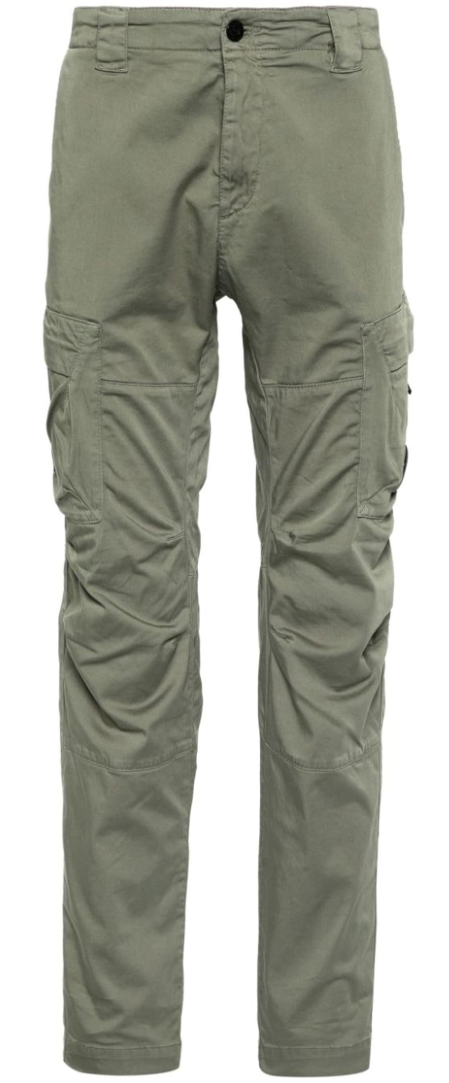C.P. Company C.p. Company Stretch Sateen Loose Cargo Pants Agave Green