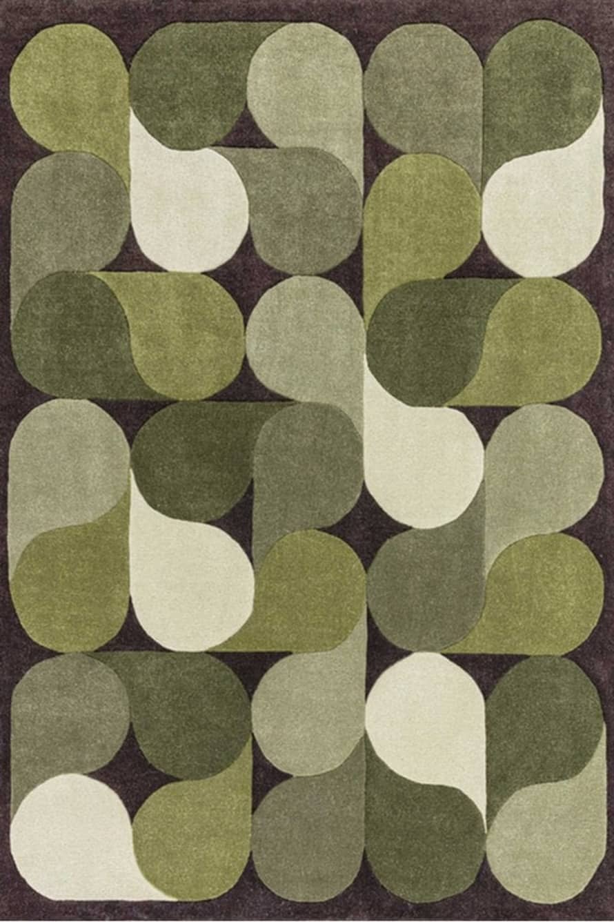 The Home Collection Romy Rug In Jive Green