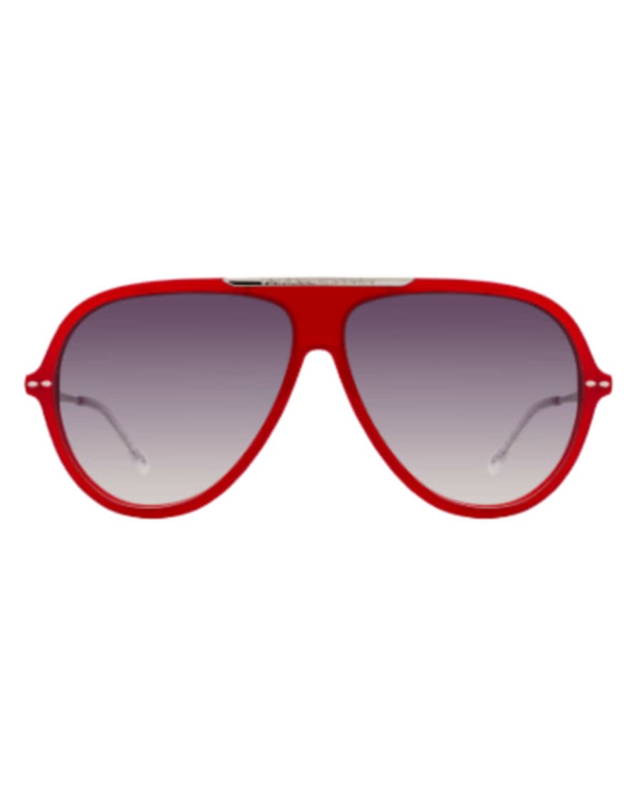 Isabel Marant Aviator Sunglasses Red