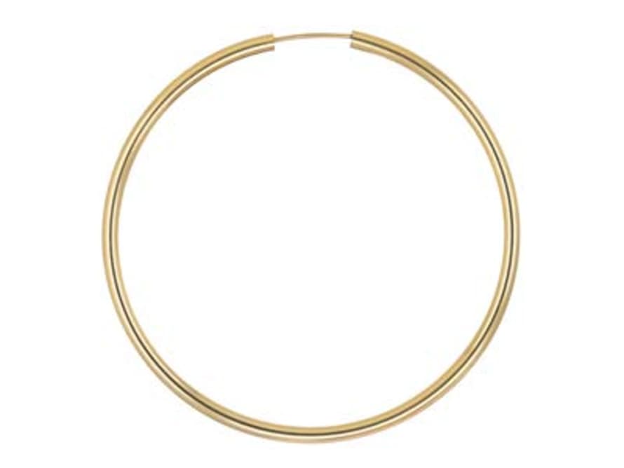 :IN-RESIDENCE 12ct Gold Plated Hoops | Large