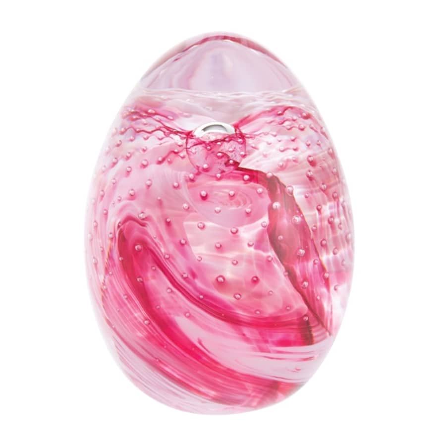 Caithness Glass Blessings Pink Glass Paperweight