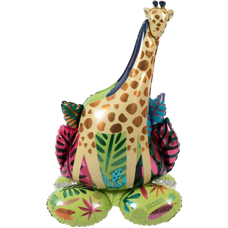 Folat Standing Foil Balloon - Giraffe - 53 X 79 Cm