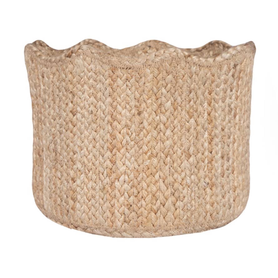 The Braided Rug Company Tulip Basket - Natural