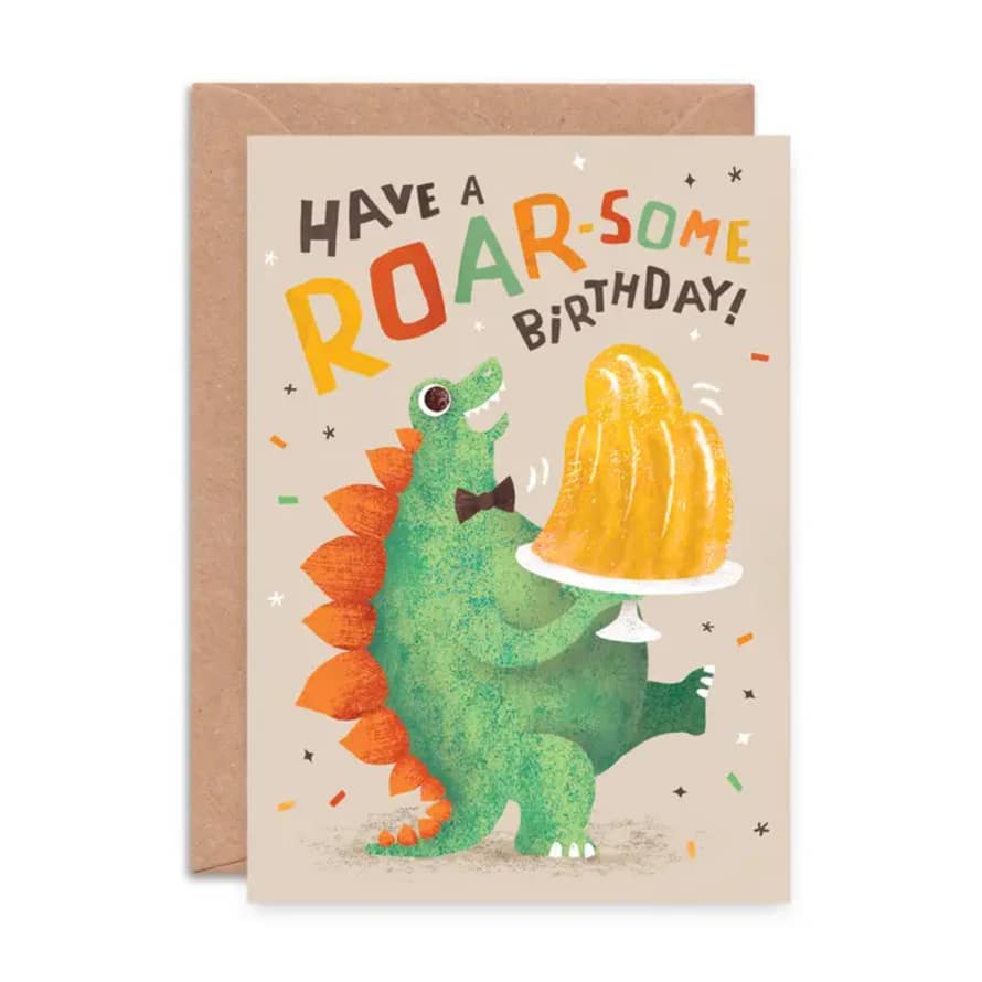 Emily Nash Illustration Have a Roar-some Birthday Card