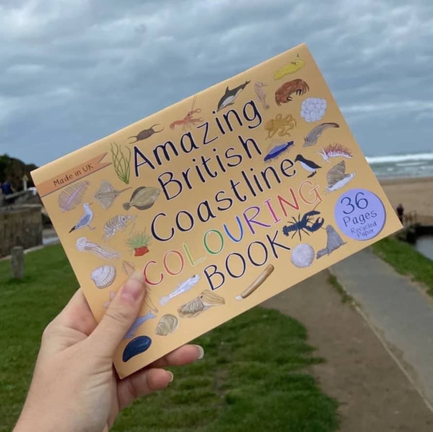 Button And Squirt : Amazing British Coastline Colouring Book
