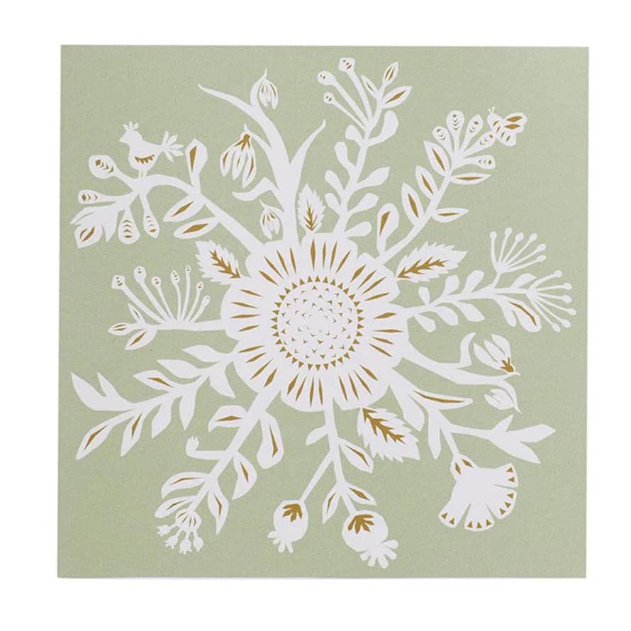 Bungalow DK Paper Napkins Pack of 50 - Papercut Flower Ivy