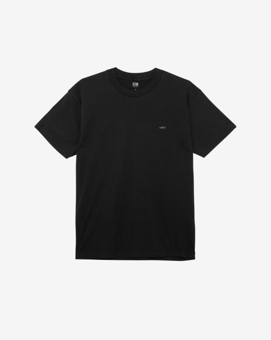 OBEY Ripped Icon T-Shirt - Black