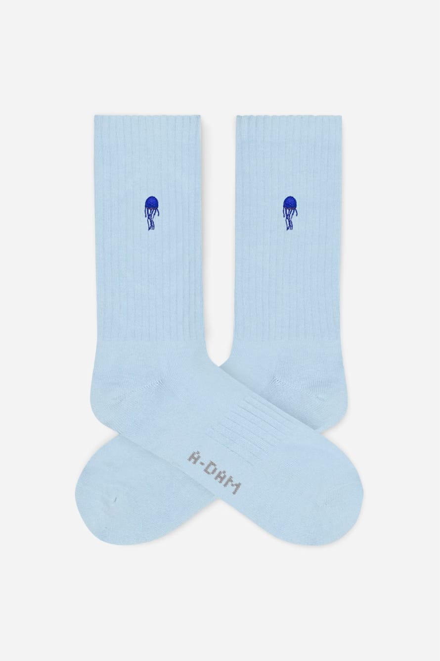 Adam Sport Socks - Blue Jellyfish - Sustainable