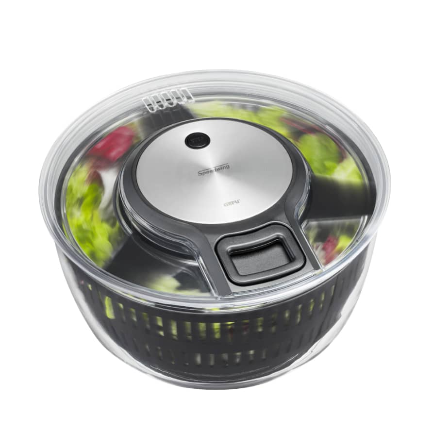 Gefu Germany Salad Spinner Speedwing Design In Stainless Steel