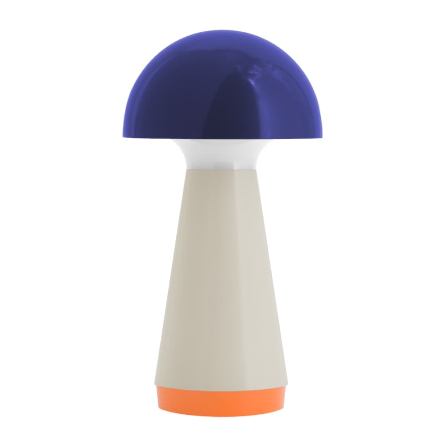 Remember Remember Table Lamp Led Usb Rechargeable Bobbi Design In Blue