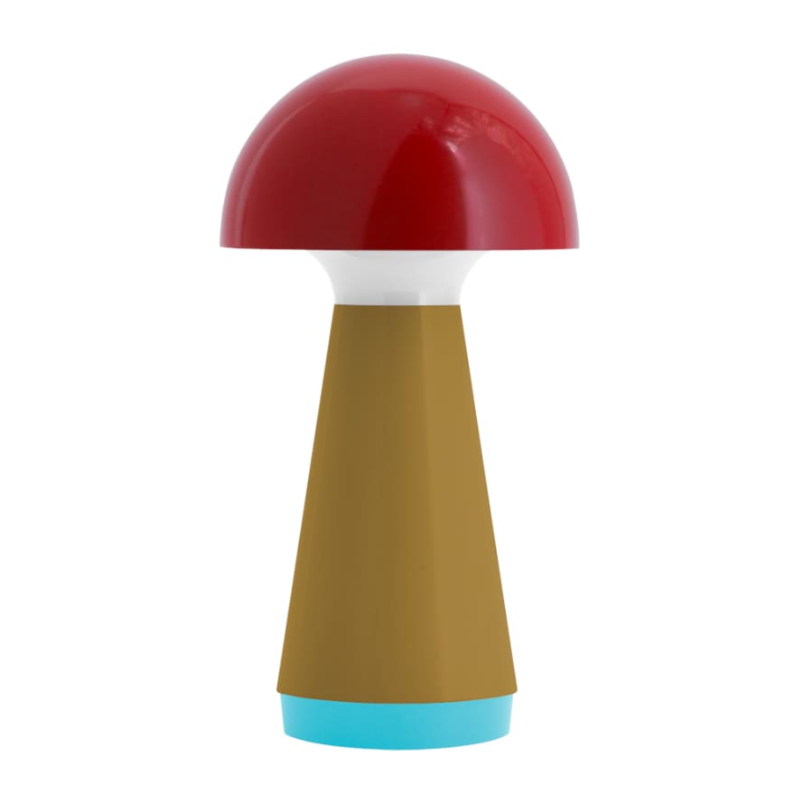 Remember Remember Table Lamp Led Usb Rechargeable Bobbi Design In Red