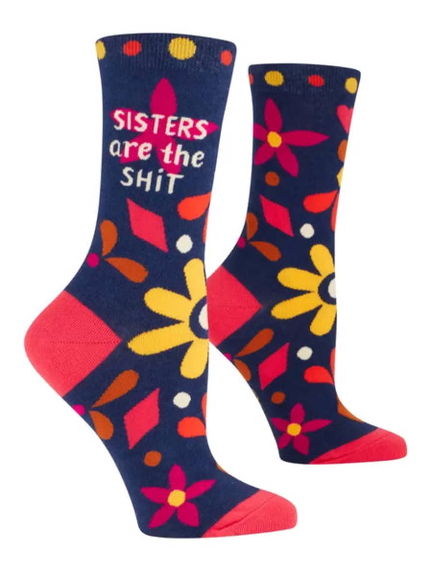 Blue Q Sisters Are The Sh*t Women's Socks