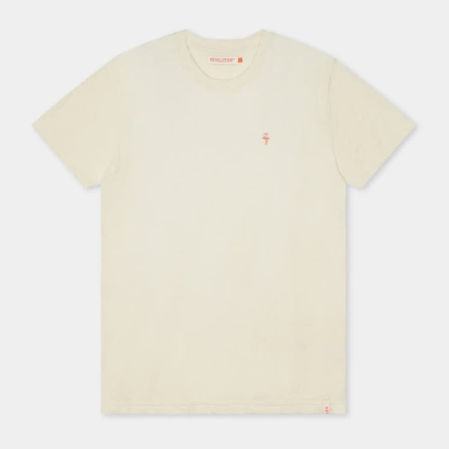 RVLT Revolution | 1364 Fla T-shirt | Off-white Melange