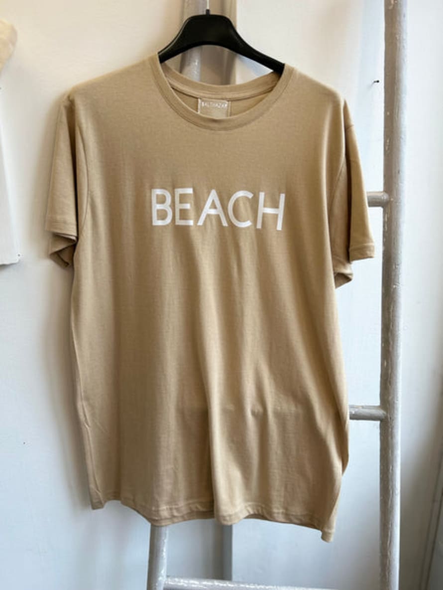 BUNNY AND CLARKE Beach T-Shirt - Sand
