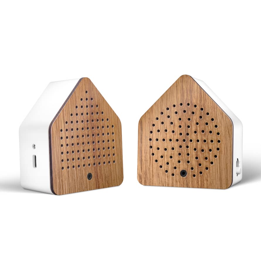 Relaxound Zirpybox Motion Sensor Sound Box In Wood Cricket & Grasshopper Sounds Twin Pack