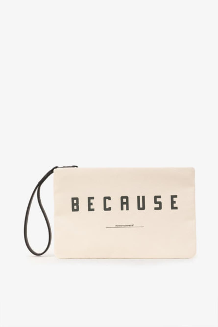 Ecoalf Lupita Clutch with Message - Natural