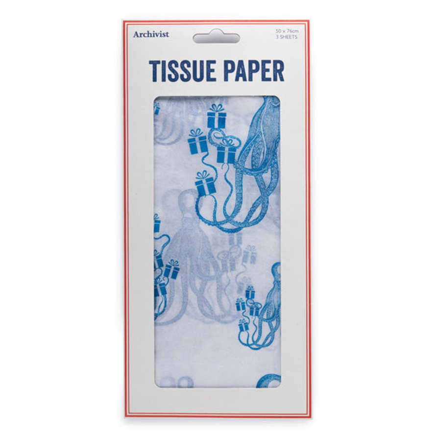 Archivist Jason Octopus Tissue Paper