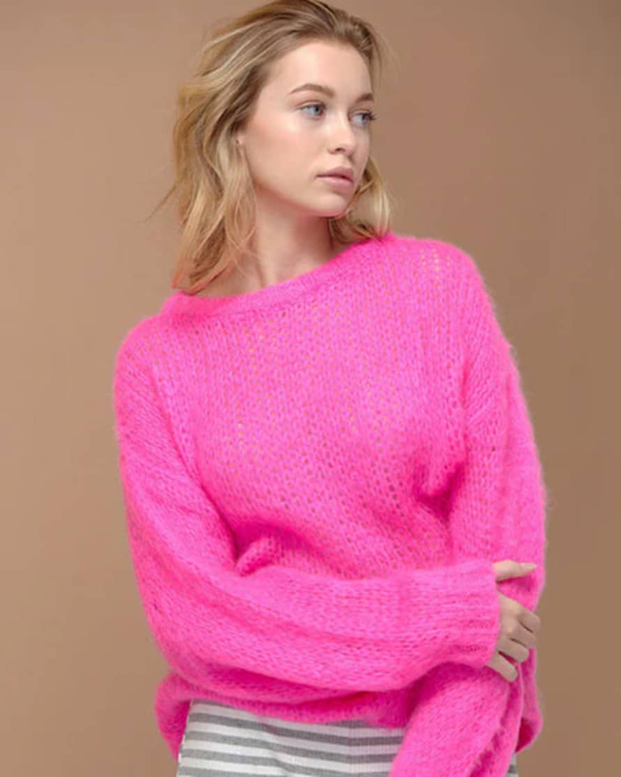 Noella Delta Bright Pink Sweater