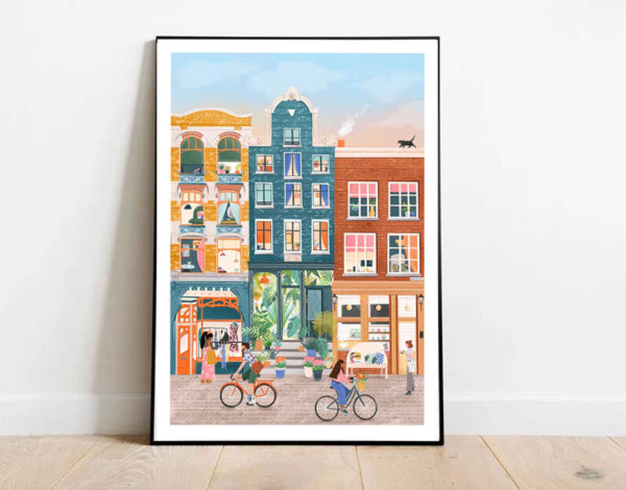 Simply Katy A5 Nine Streets Amsterdam Print