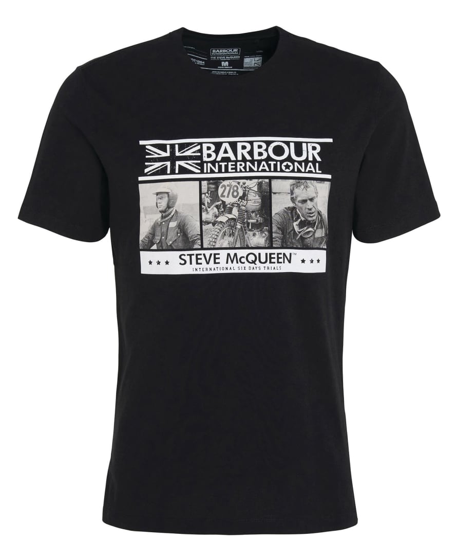 Barbour International Charge T-shirt Classic Black