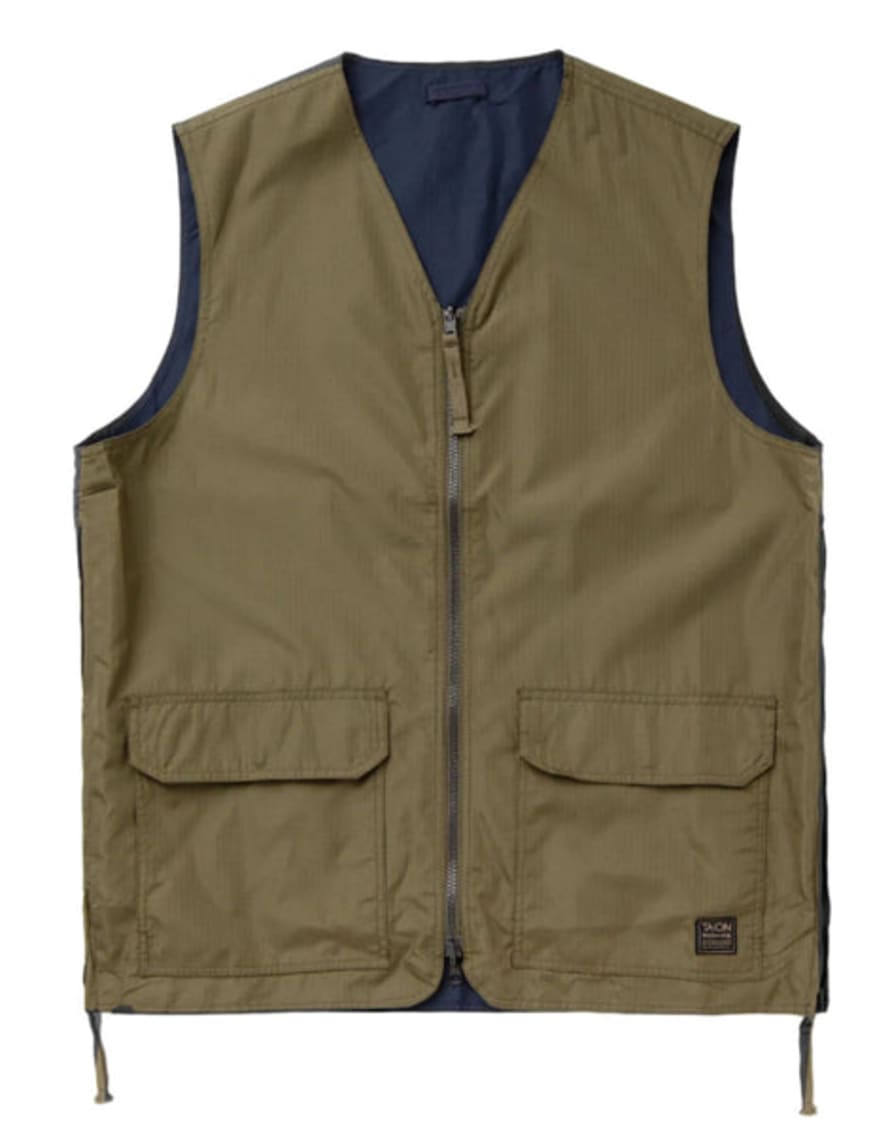 Taion Vest For Man R001ZNDML D Olive
