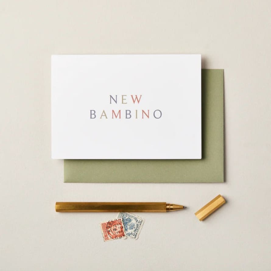 INK & BLOOM New Bambino Baby Card