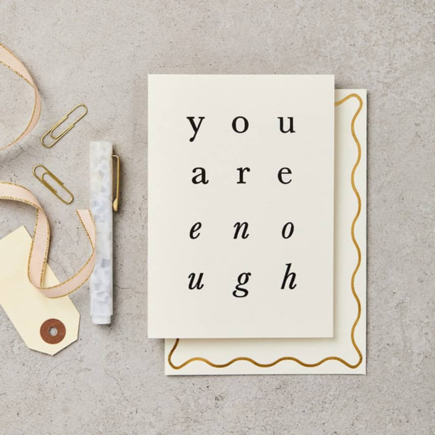 Katie Leamon  You Are Enough Card