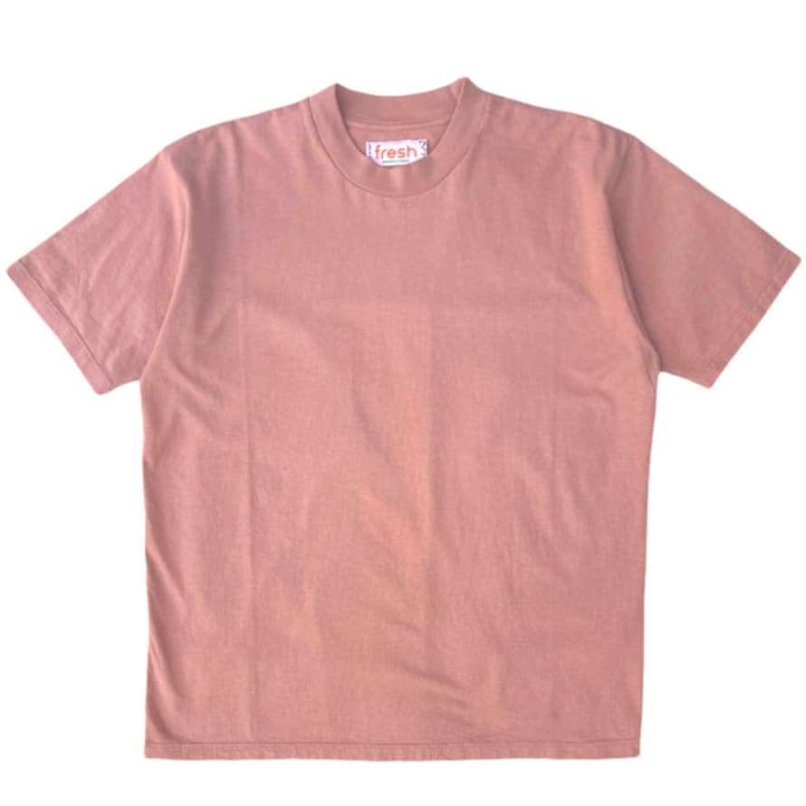 Fresh Max Cotton Tee In Antique Pink