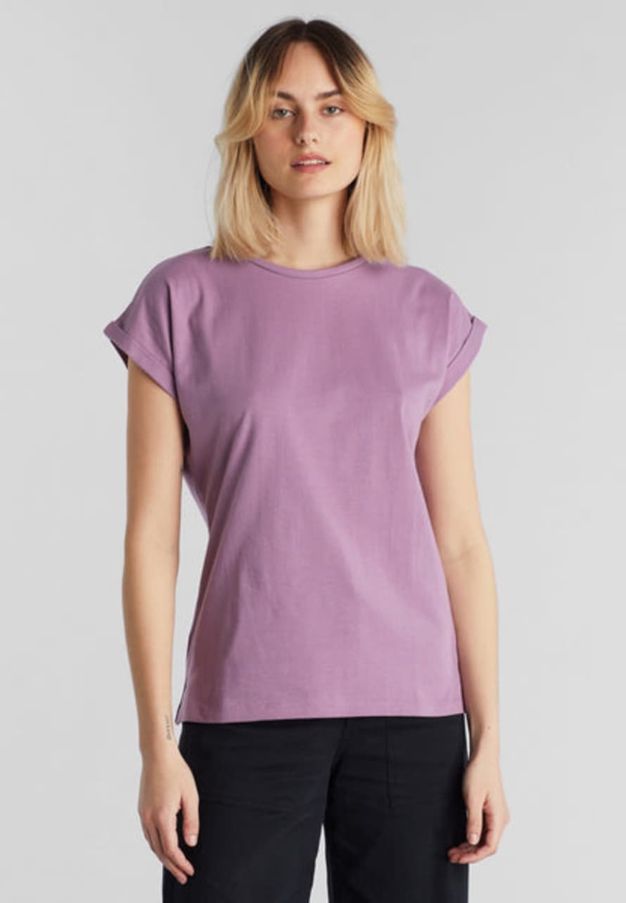 dedicated Visby Organic Cotton Base T-shirt | Dusty Purple