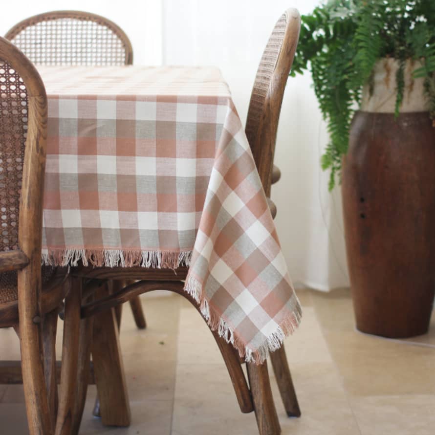 Raine And Humble Double Check Tablecloth