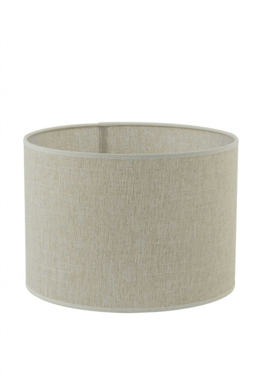 The Home Collection Breska Cylinder Shade In Pearl White