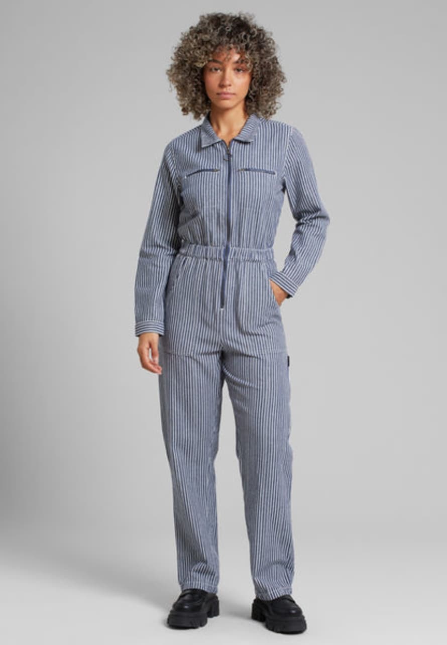 dedicated Hultsfred Organic Cotton Overall - Stripes