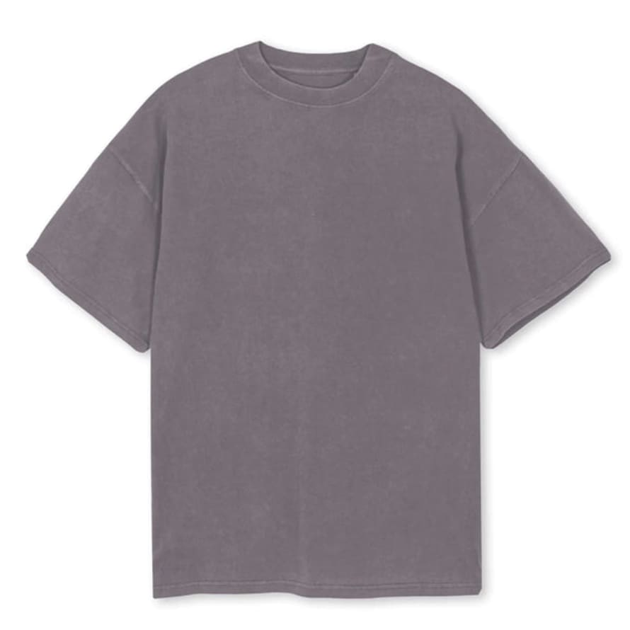 Window Dressing The Soul Wdts Heavyweight T-shirt Pigment Grey Oversized Tee